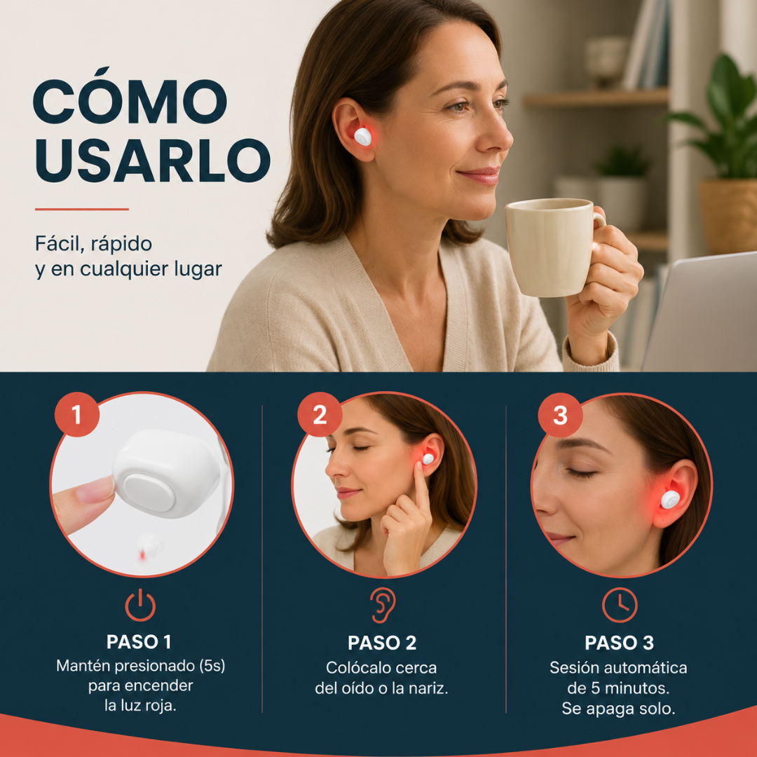 Silora™ – Terapia Auditiva de Luz Roja